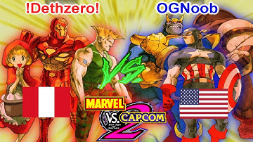 Marvel vs Capcom 2: New Age of Heroes - !Dethzero! vs OGNoob