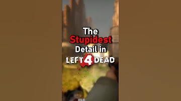 The Stupidest Detail in Left 4 Dead