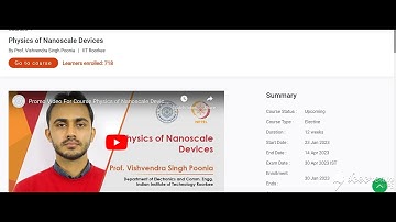 💥WEEK 2💥🔥🔥PHYSICS OF NANOSCALE DEVICES ASSIGNMENT SOLUTION💥