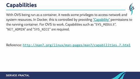 Running OVS on Containers