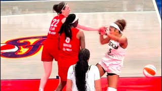 Caitlin Clark Flagrant Foul On Angel Reese Aftermath