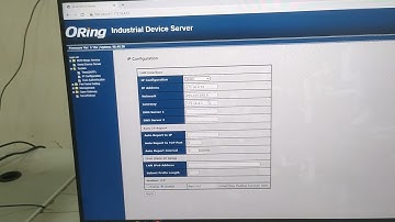 O RING IDS-312L MODBUS RTU TO MODBUS TCP-IP CONFIGURATION COMPLETE