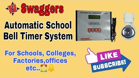 Automatic School Bell Timer System