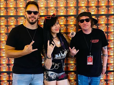 Those Damn Crows Interview With Caz Parker at StoneDead Festival 2022 for MMH Radio