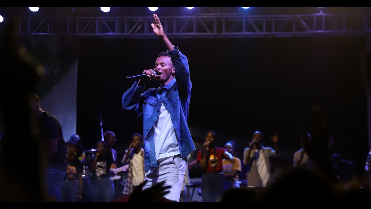 Prince Mshindi performing Ibisazi/ Niko biri/ Yesu ni umu super star/ Kapa at PAMOJA FESTIVAL 2021