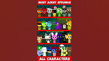 Sprunki Retake Night Agent Sprunkis - Incredibox