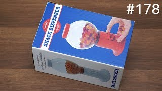 スナックディスペンサーを購入してお菓子を入れてみた。snack