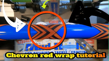 Chevron Rod Wrap - Rod Wrapping Tutorial
