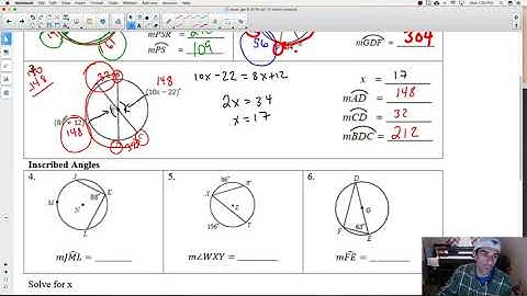 Practice with Central and Inscribed Angles