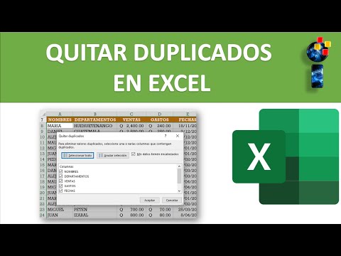 Video: Cómo Eliminar Valores Duplicados En Excel