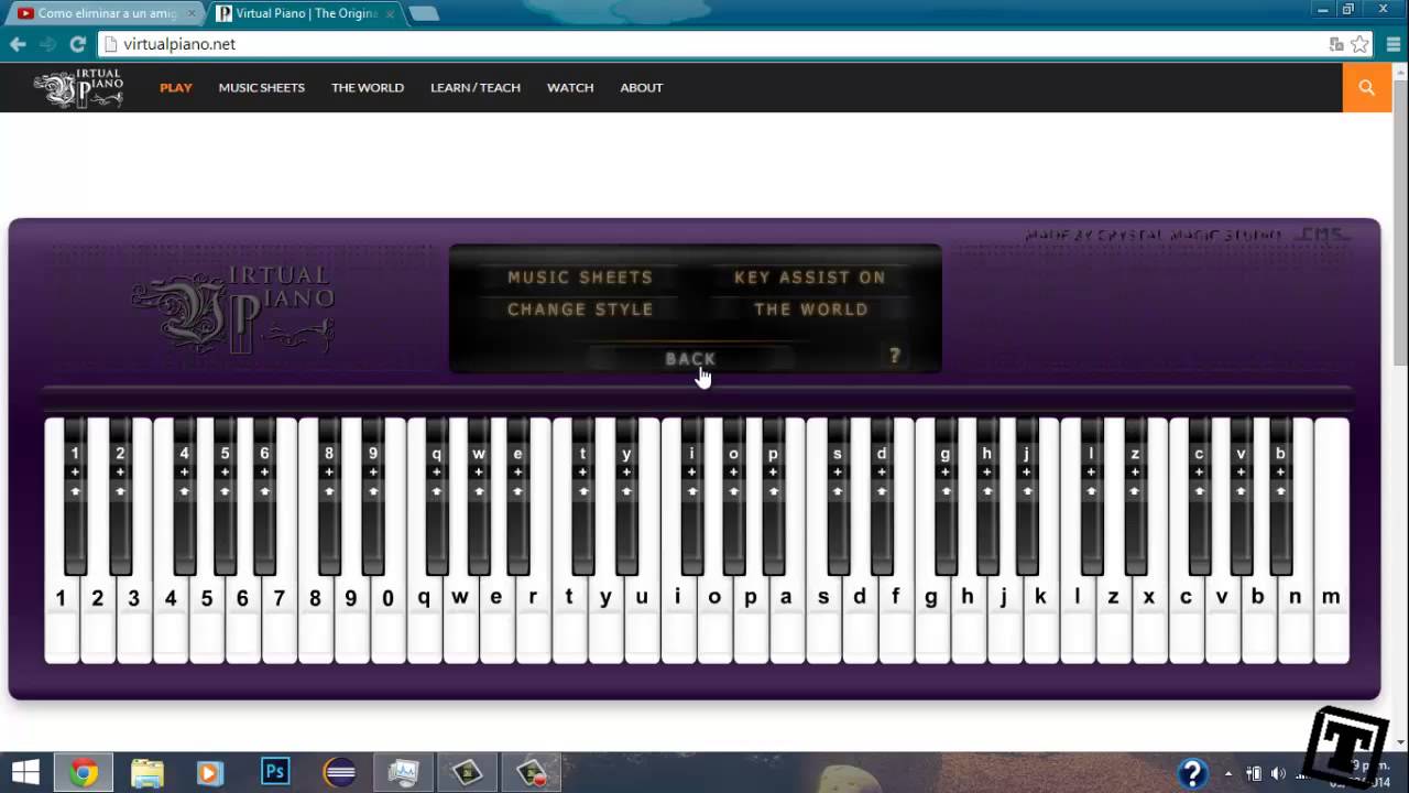 online virtualpiano.net - YouTube