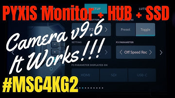 Blackmagic Micro Studio Camera 4K G2 + PYXIS Monitor + SSD: It Works!!