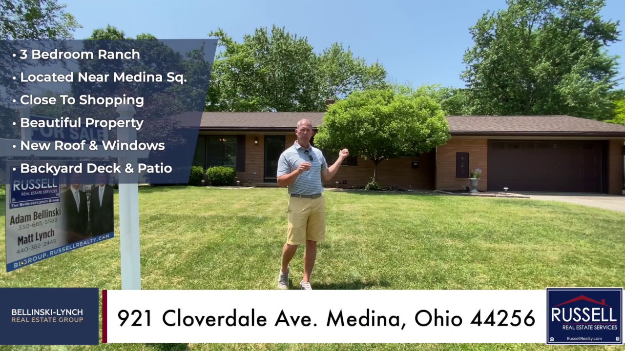 FOR SALE Medina Ohio Ranch WALKTHROUGH TOUR 921 Cloverdale Ave