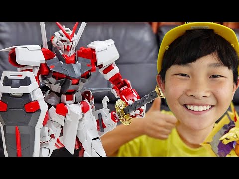예준이와 아빠의 장난감 조립놀이 건담 로봇 만들기 Toy Assembly Gundam
