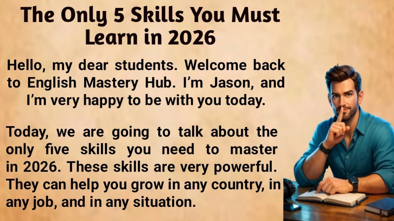 Пять основных навыков, которые вам необходимо освоить в 2026 году | Советы по английскому языку и...