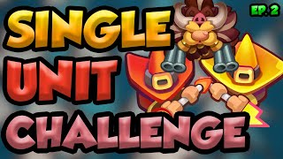 Single Unit Challenge! - Fire Mage, Lightning Mage, and Hunter!