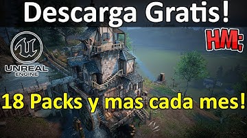Contenido gratis en el Marketplace de Unreal Engine 18 Packs de assets gratuitos!