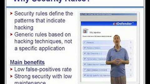Rule Based Security Advantages Tried-and-Proven