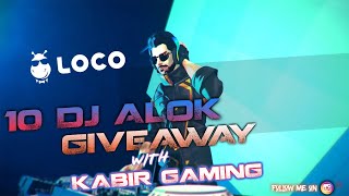 [LIVE]??ALOK GIVEAWAY || 1000+ Diamond Giveaway || FREE fire LIVE || FULL CUSTOM ROOMS WITH KABIR