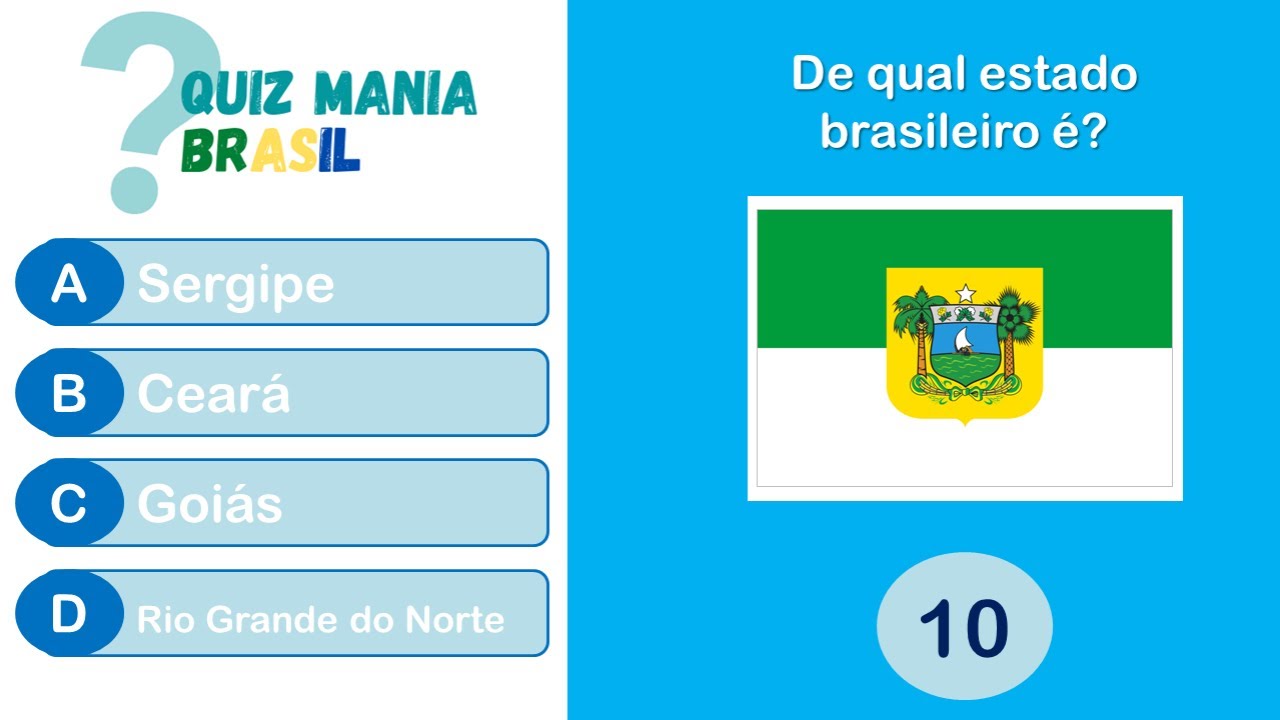 Parte 03 - Esta Bandeira é de qual estado brasileiro? BORA LÁ! (Siga-n