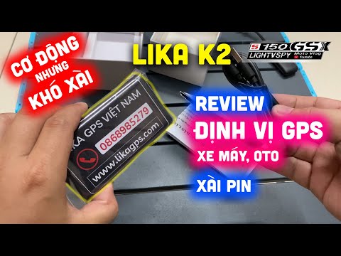 Video Review GPS định vị hộp đen Lika K2 nam châm hít mua... - youtube