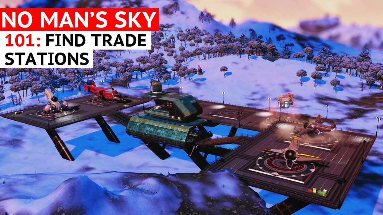 How to Find Trade Stations in No Man's Sky - YouTube