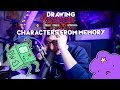 Drawing Adventure Time Characters from Memory