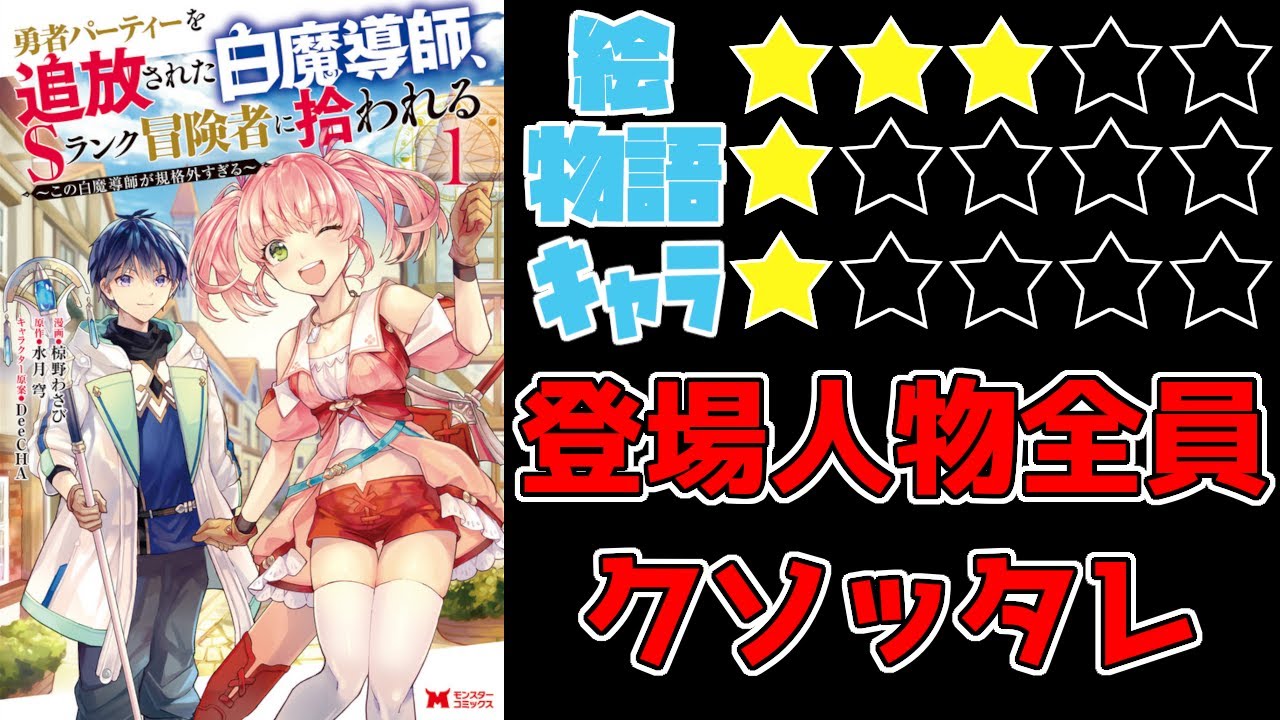 【なろう系】勇者パーティーを追放された白魔導師、Sランク冒険者に拾われる ～この白魔導師が規格外すぎる～【ゆっくりレビュー】