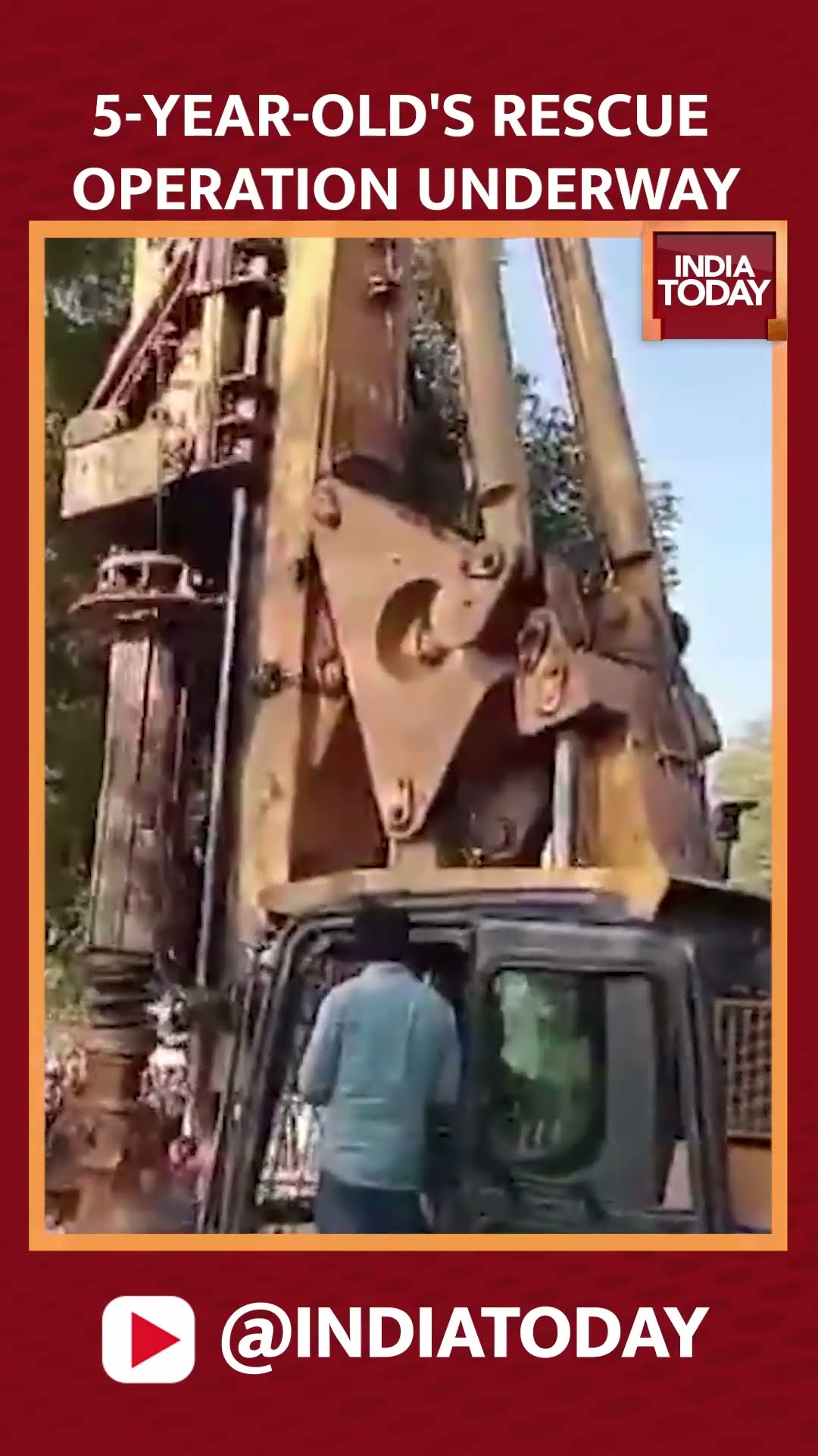 Rescue Operations Underway For 5-year-old Boy Who Fell In Borewell #rajashtannews #rescueoperation