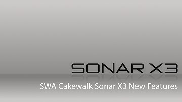 SWA CAKEWALK SONAR X3 - Skylight Improvements (1/13)