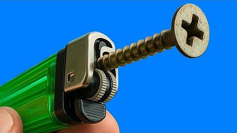 Few people know the secret function of an empty lighter! Amazing!!
