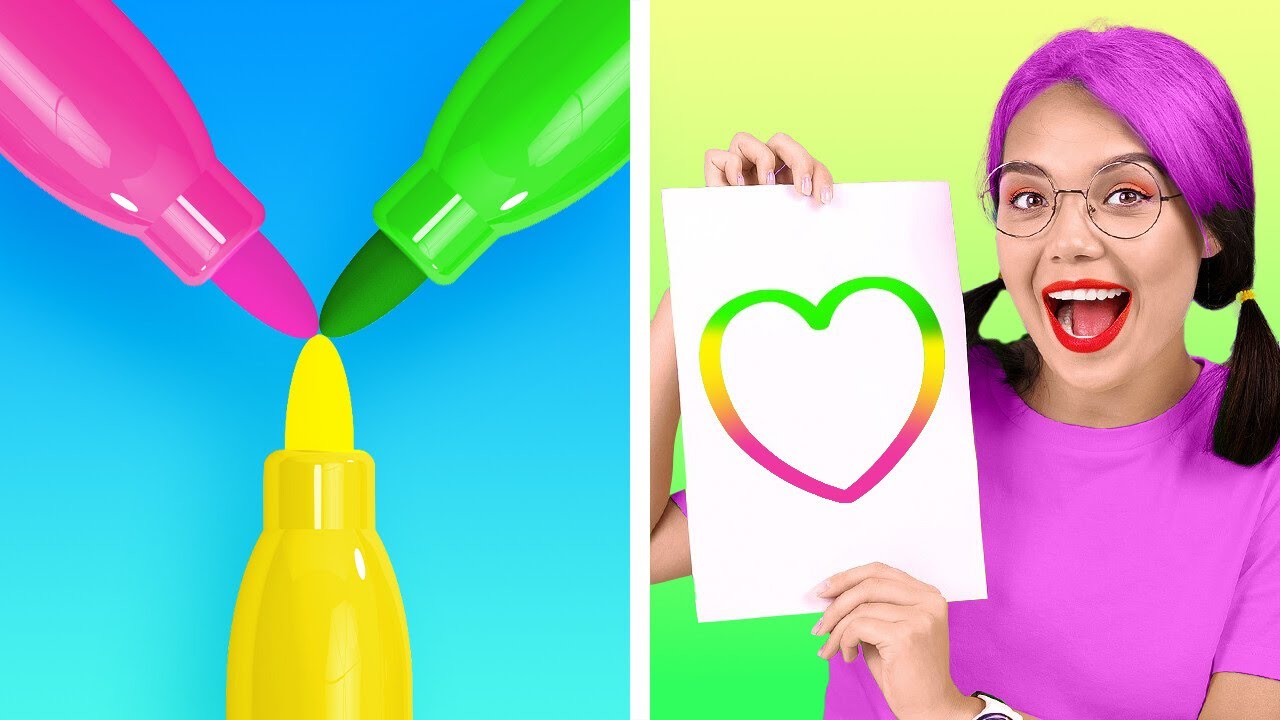 The Ultimate Guide to Back to School Hacks and DIY Crafts - YouTube