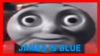 JAMES GETS PAINTED BLUE