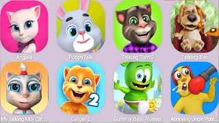 My Talking Angela,PoppyTalk,Talking Tom 2,Talking Ben,My Talking Kitty Cat-Virtual Pet... screenshot 2