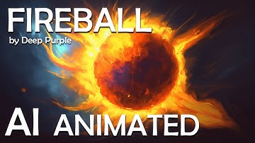 Fireball by Deep Purple - AI animated clip