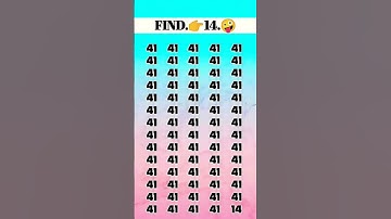 Find the odd number 14 and subscribe my channel 🙏🥺🙏#trending #quiz #viralvideo  @quiz_tester_01