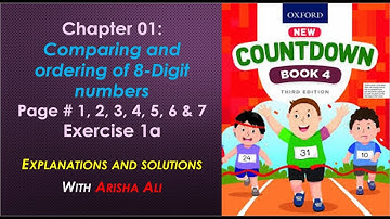 How to compare and order the 8 digit numbers || Oxford countdown 3rd edition || Class #4