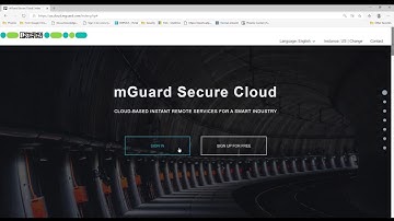 Starting with the Mguard Secure Cloud Service (1/2)