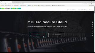 Starting with the Mguard Secure Cloud Service (1/2) screenshot 2