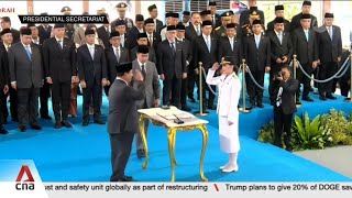 Download Lagu Prabowo Indonesia melantik lebih dari 900 kepala daerah terpilih dalam pelantikan massal bersejarah. MP3
