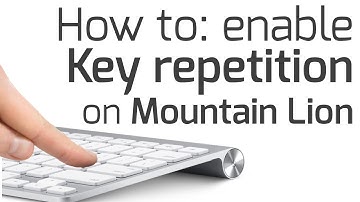 Mac: How to Enable Key Repetition when holding a key pressed on Mountain Lion
