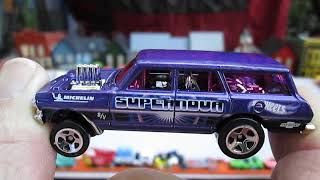 "SHUT UP" Neighbor Dog! 2023 Hot Wheels Purple  '64 Nova Wagon Gasser - Toy Car Unboxing and Review