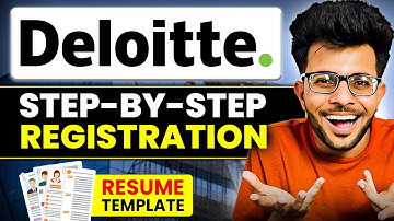 Deloitte Step By Step Registration 2025 | Deloitte NLA Resume Format| Deloitte NLA Mass Hiring ✅