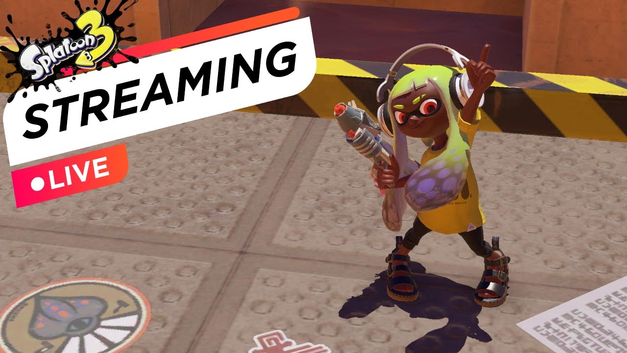 🔴 We're playing Splatoon 3 for the Nintendo Switch