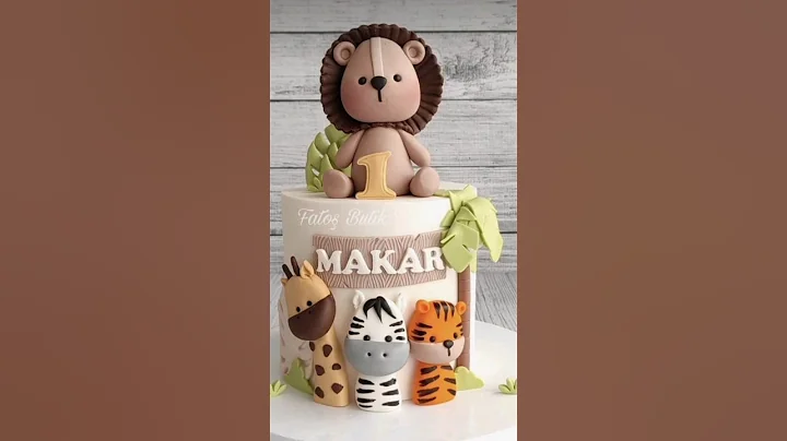 Cute Zoo Cake Designs For Your Kid's 2023 #cake #cakedecorating #youtubeshorts #shorts