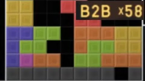 Crazy T-Spin Tetris Chain - 58 Back to Back