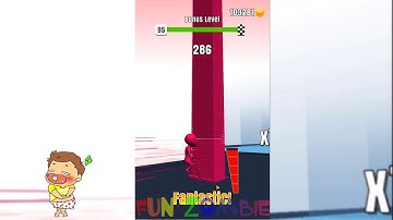 FunZombie | Stack Colors Level 95 Gameplay Walkthrough (Android & iOS)