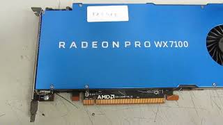 AMD Radeon Pro WX 7100 0XFR29 8gb GDDR5 Graphics Card
