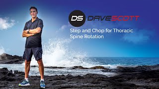 Step and Chop for Thoracic Spine Rotation! Dynamic Stretch Plank Forward Step With Thoracic Spine Rotation