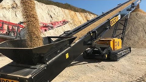 T80Agg SOLD for Limestone Applications Stacker Conveyor
